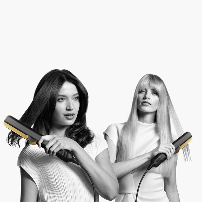 Piastra asciugacapelli Dyson Airstrait™ (Onyx/Gold) | Nuovo
