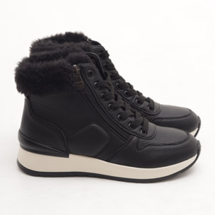 STIVALETTO SNEAKERS ZIP NERO