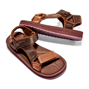 Sandalias de Tiras de Mujer en Marrón