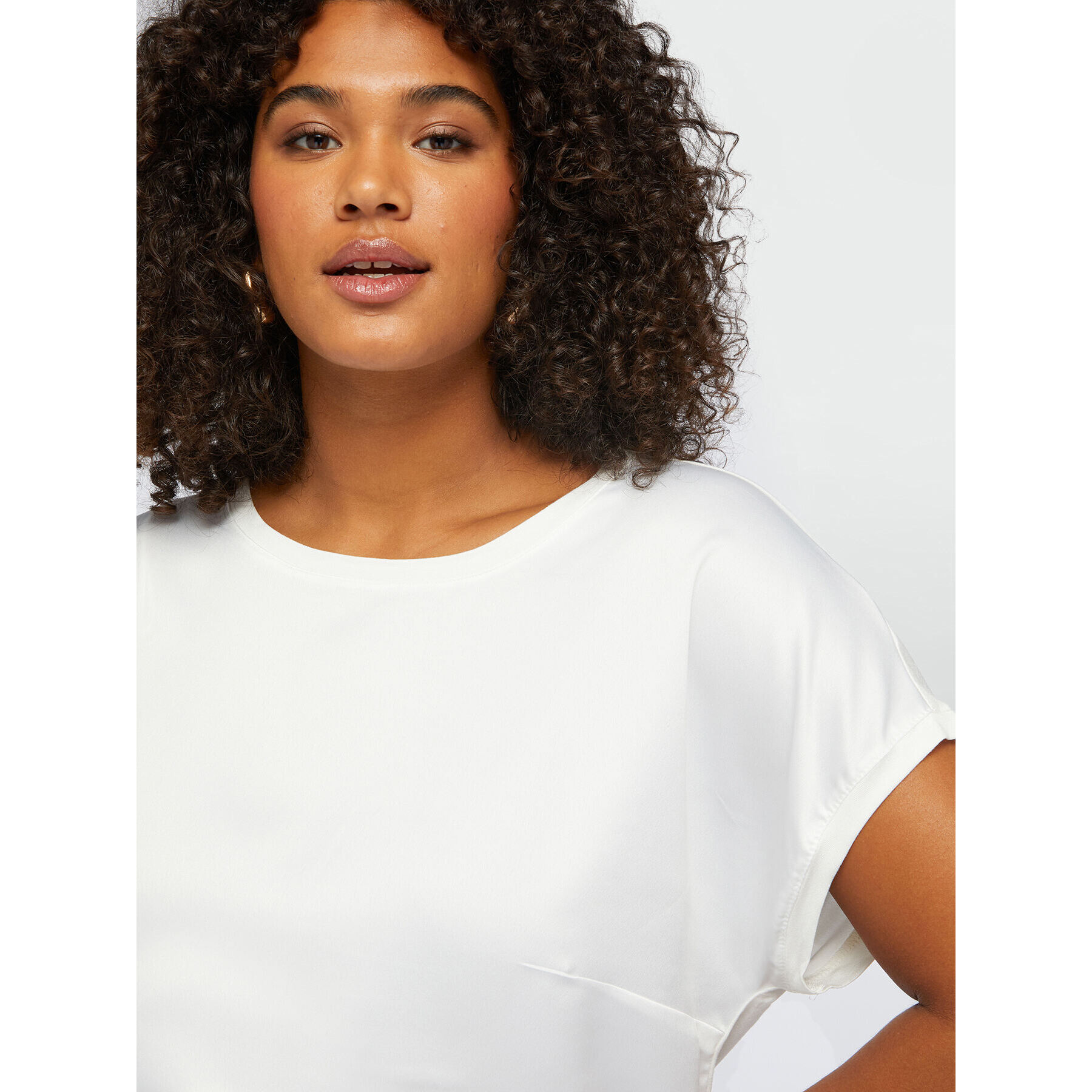 Fiorella Rubino - Blusa de raso - Blanco