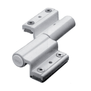 Paumelle à clamer porte fenêtre Venice Baby FAPIM gorge 12x15 - Blanc 9016 - 5603C-QX