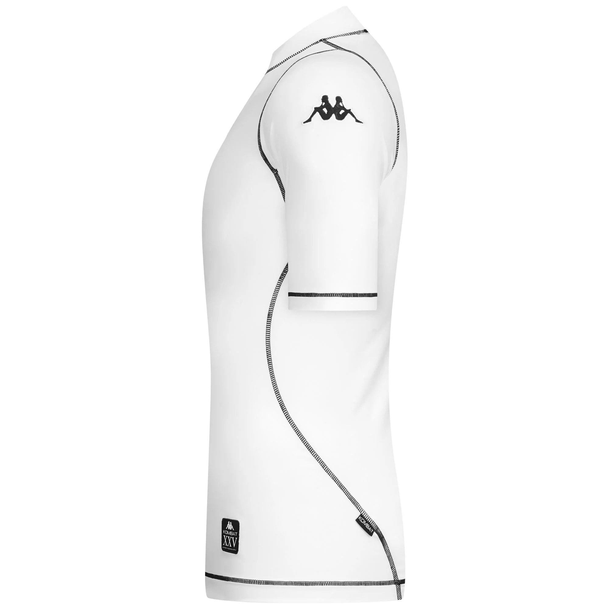Kappa - Camisetas de juego Hombre Blanco - Kombat Xxv Spezia