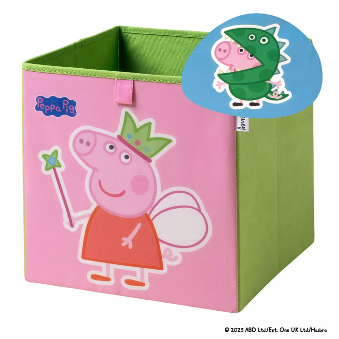 Boîte de rangement Peppa fée 2 faces compatible Kallax Lifeney Peppa Pig