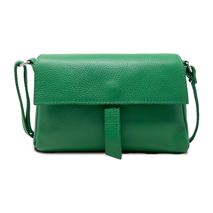 Borsetta a Tracolla Clutch in Vera Pelle Made in Italy