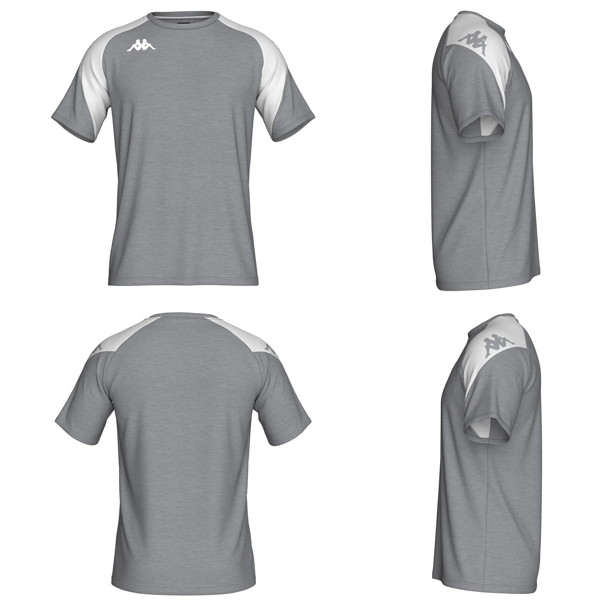 T-Shirts & Top Kappa Uomo Kappa4Football Laccio Grigio