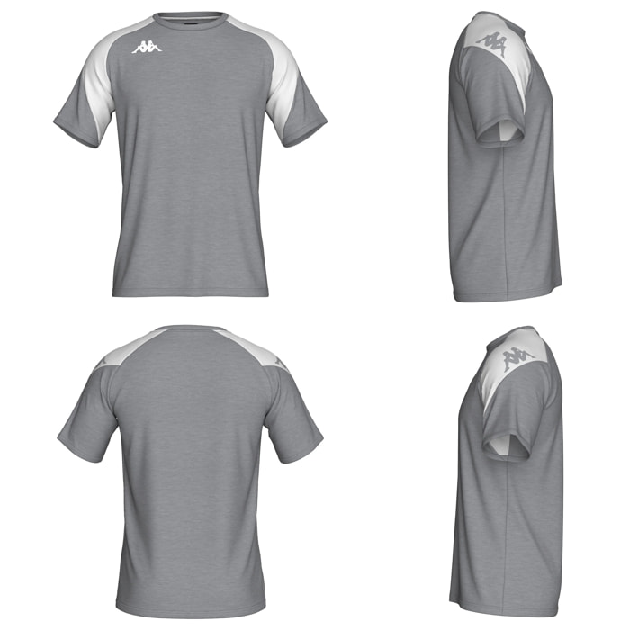 T-Shirts & Top Kappa Uomo Kappa4Football Laccio Grigio