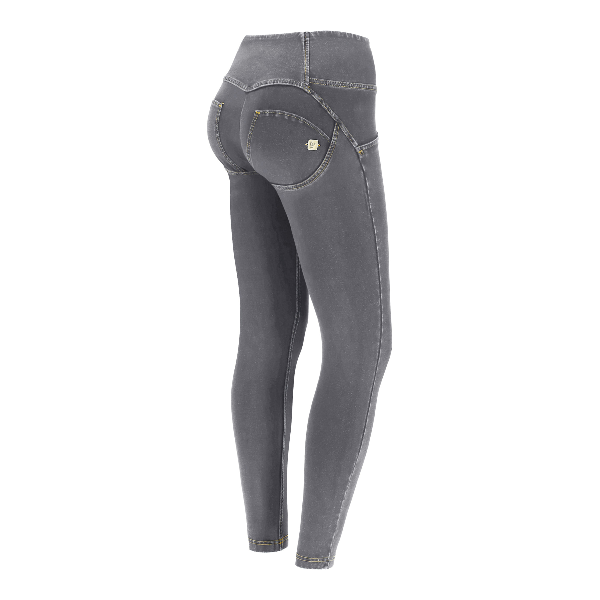 Jeggings push up WR.UP® 7/8 superskinny vita alta con bottoni