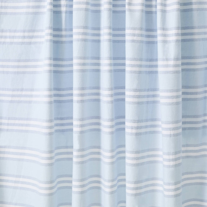 Toalla pareo algodón rayas Jorana color azul oscuro