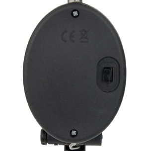 Balise d'extérieur solaire Tea H70cm noir et blanc