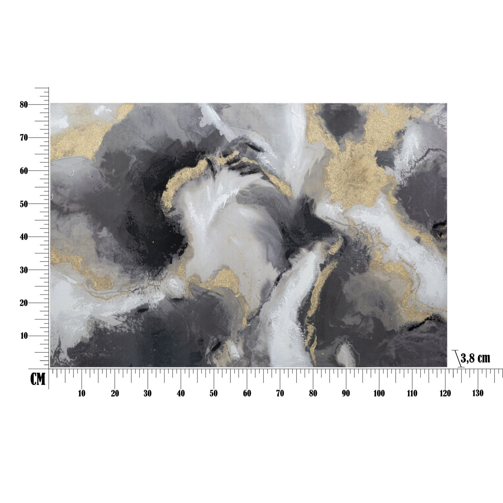 DIPINTO SU TELA RICHY CM 120X3,8X80