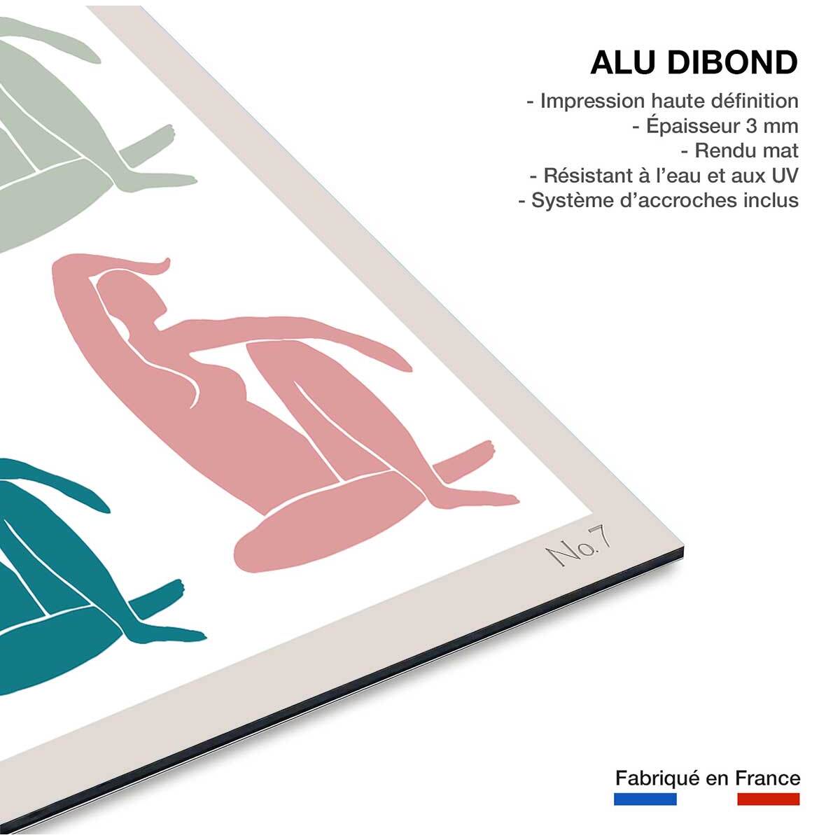 Tableau l'arte découpé Tableau alu Dibond