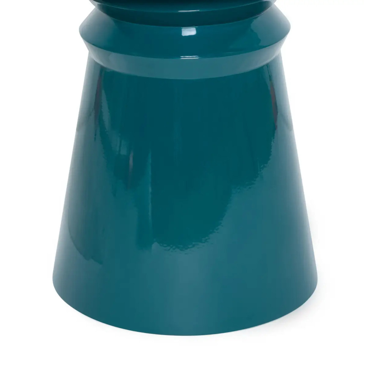 Table d'appoint Jaya ronde D.38cm bleu
