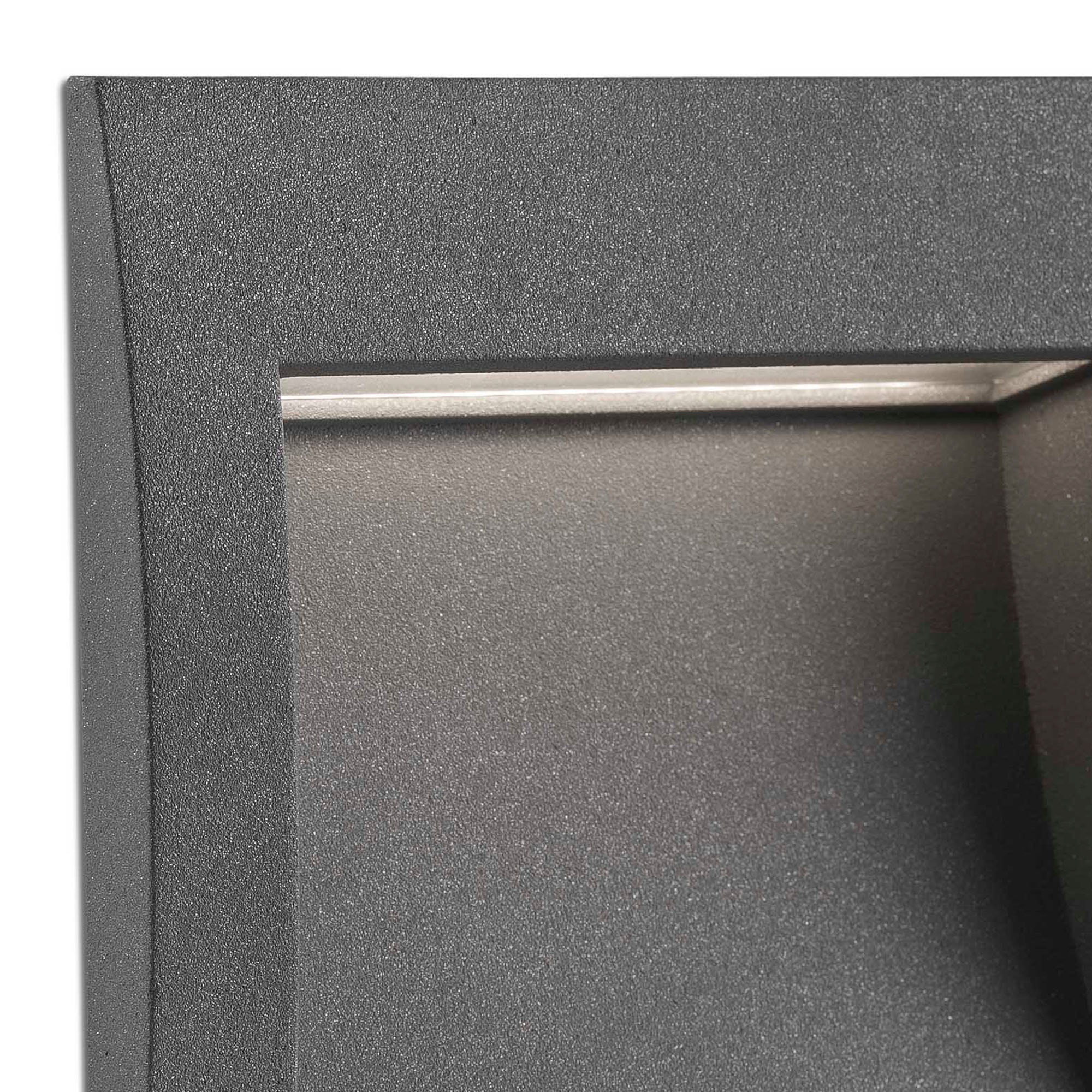 SEDNA SQ 140 Lampe encastrable gris foncé