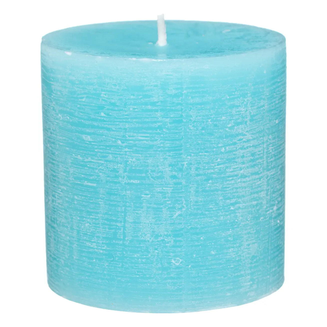 Bougie rustique - bleu turquoise - 220g