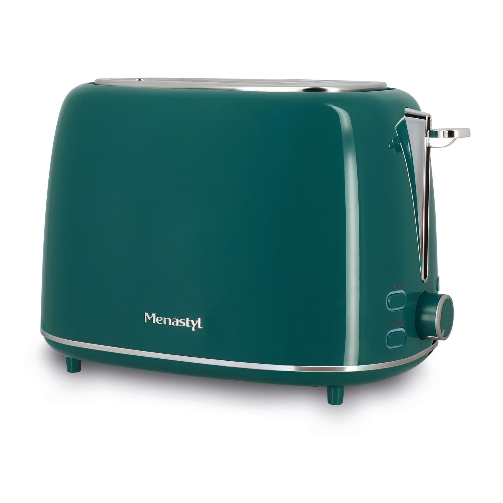 Grille pain 2 tranches bleu canard RETRO