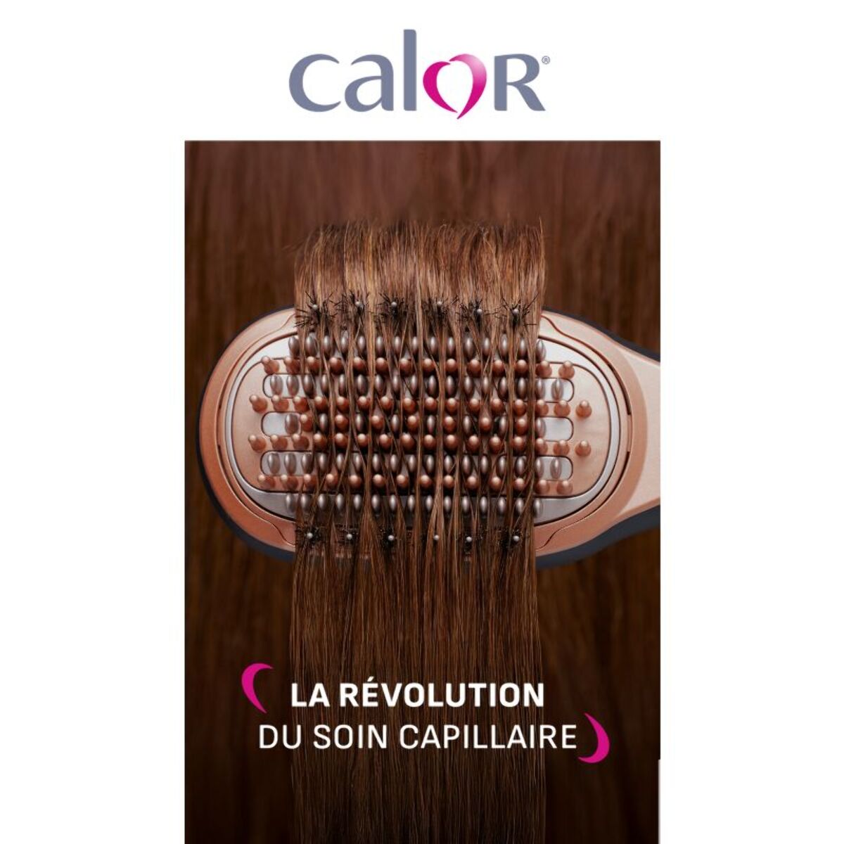 Brosse réparatrice et soin du cheveu CALOR CF9940C0 Hair therapist vapeur