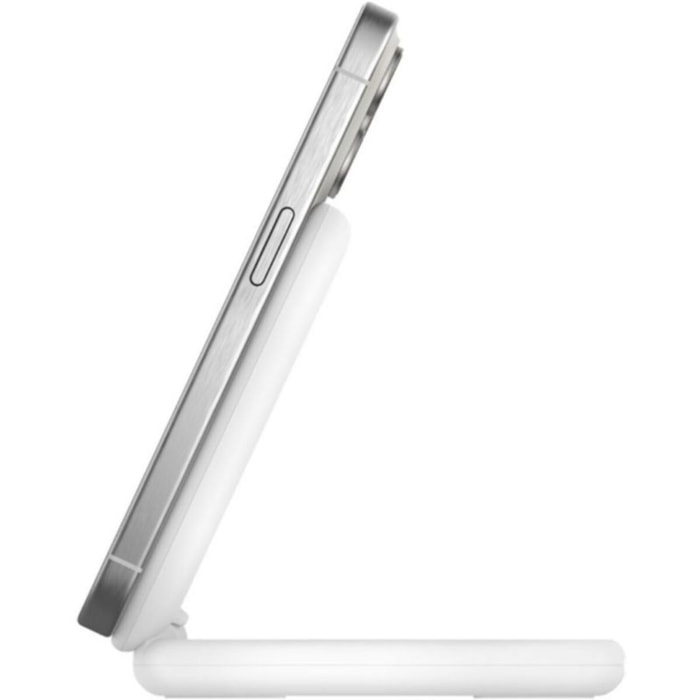 Chargeur induction BELKIN induction 15W 2en1 blanc