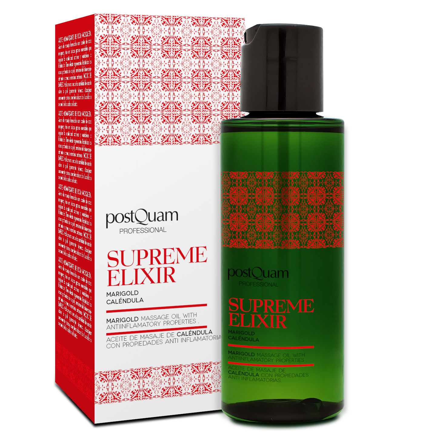 Huile de massage au calendula 100 ml.
