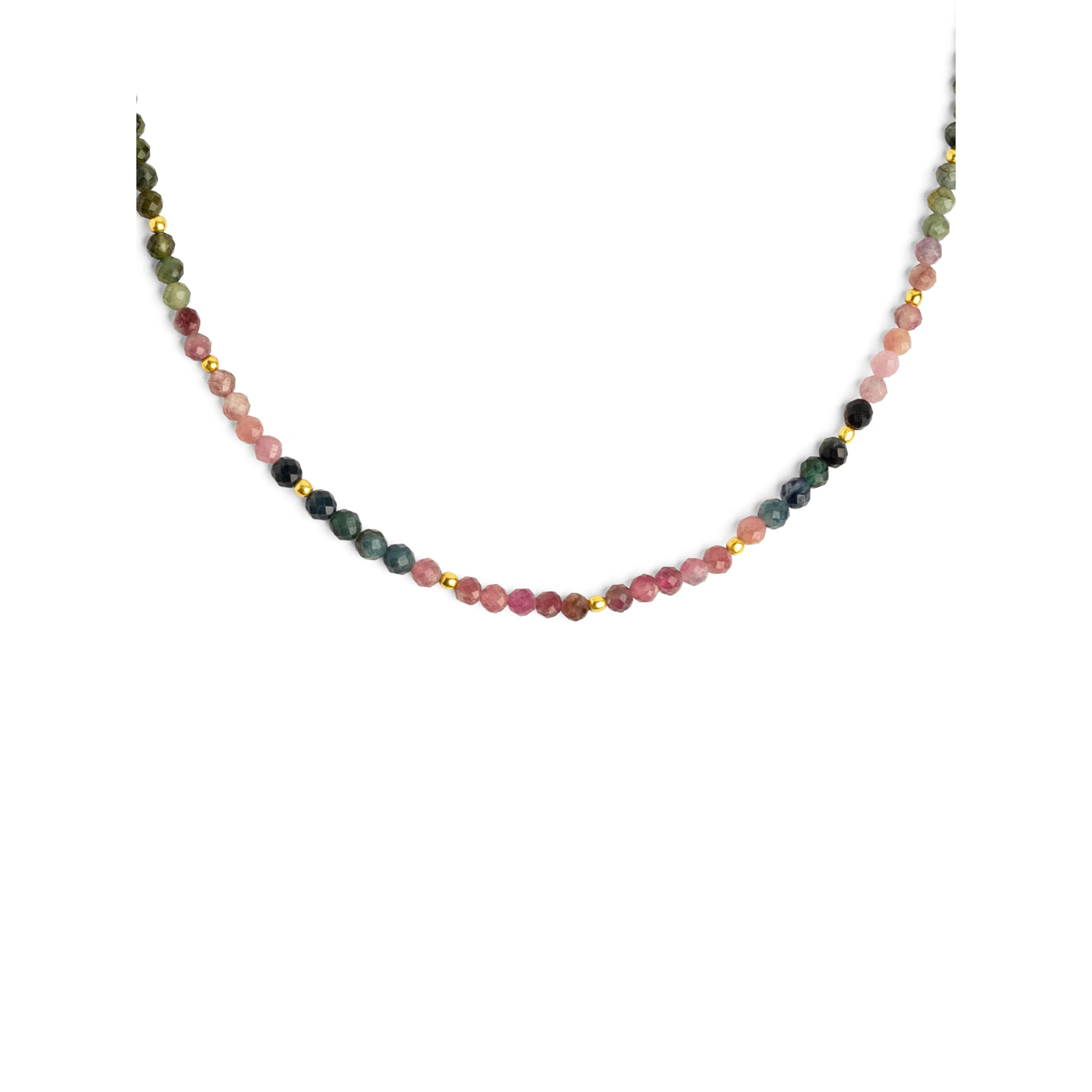 Collar Altea Dots Tourmaline Syra Baño Oro