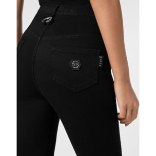 PHILIPP PLEIN Jegging a vita alta
