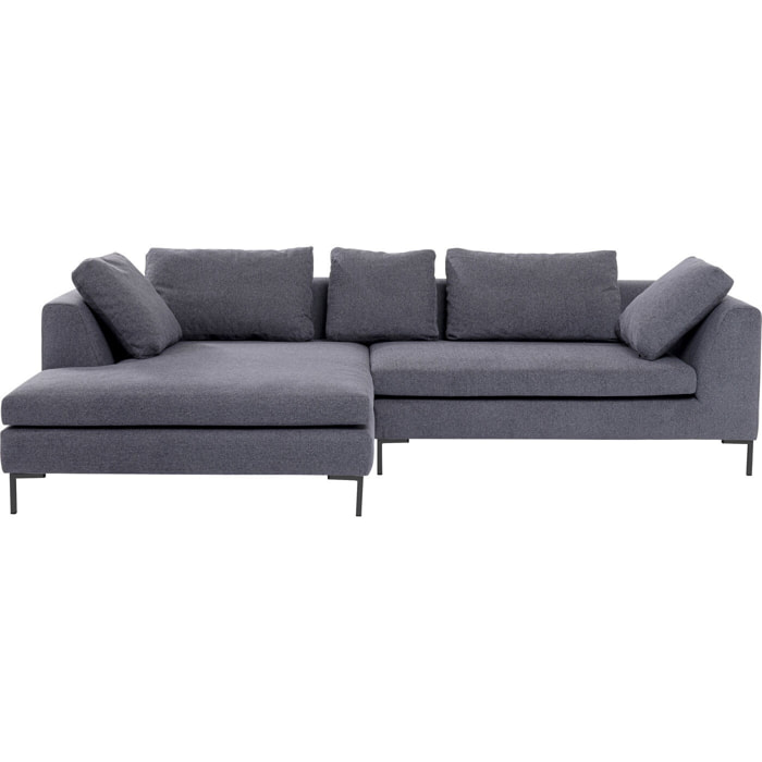 Canapé d'angle Gianna 290cm gris foncé Kare Design