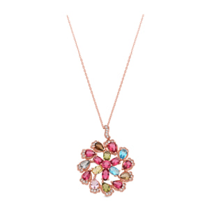 Collar Casil acabado oro rosa 18k