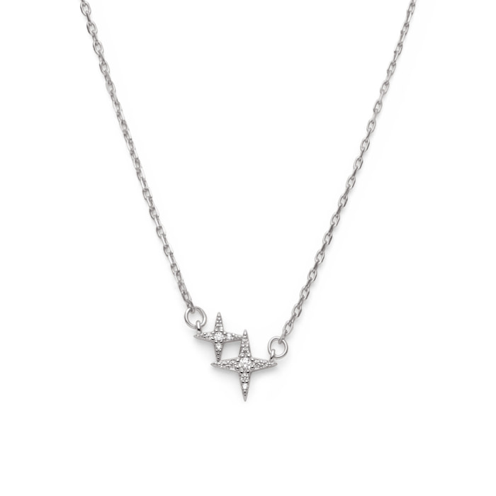 Collar Duo Spark Plata