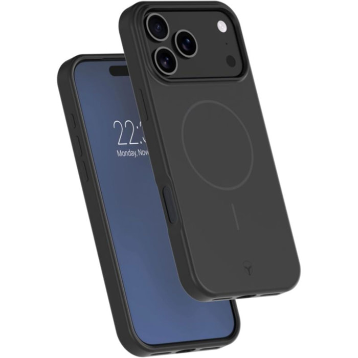 Coque FORCE CASE iPhone 17 Pro Max silicone MagSafe noir