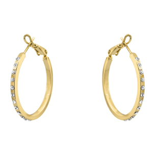 Pendientes Ani acabado oro amarillo 18k