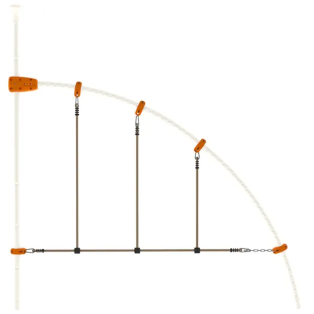 Corde tibétaine pour structure de jeux EVO