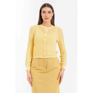 Kocca - Maglia cardigan con scollo tondo Donna