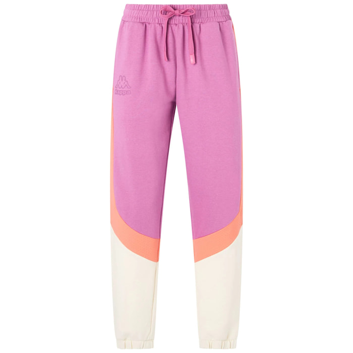 Kappa - Pantaloni Donna Viola - Logo Grala