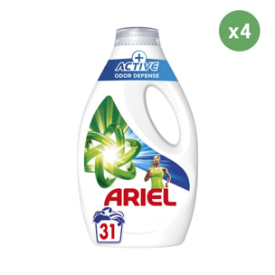 4x31 Lavages Active, Lessive Liquide Ariel