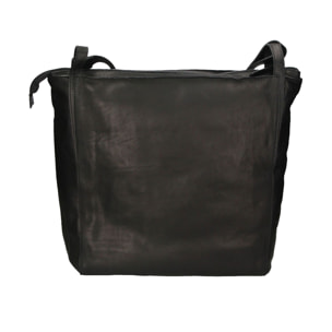 Borsa a tracolla  da uomo In Vera pelle Made in Italy 37x36x14 cm