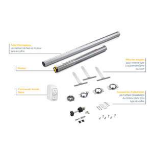 MS 1700 - Kit de motorisation volet roulant universel filaire