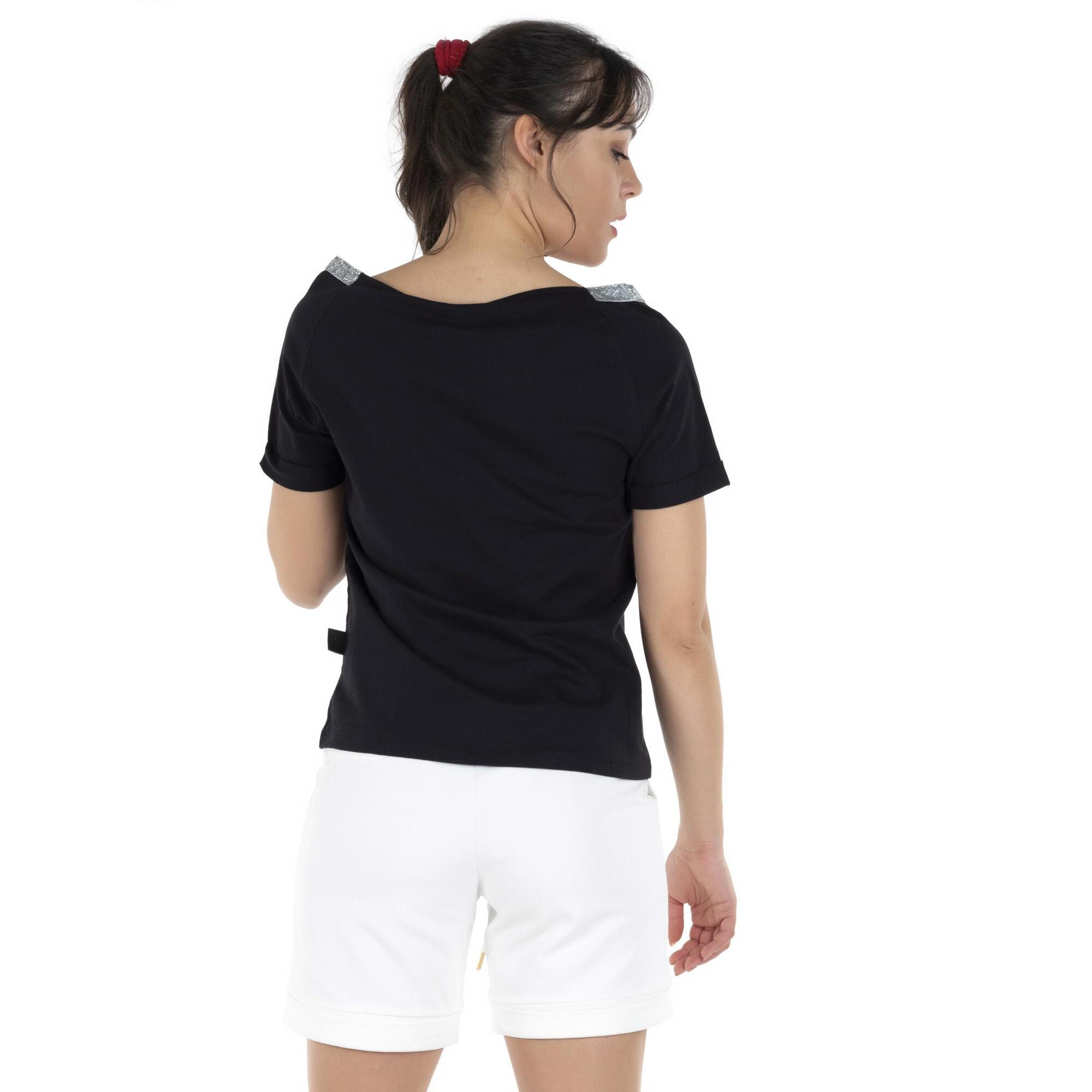 T-shirt cropped a maniche corte da donna Precious