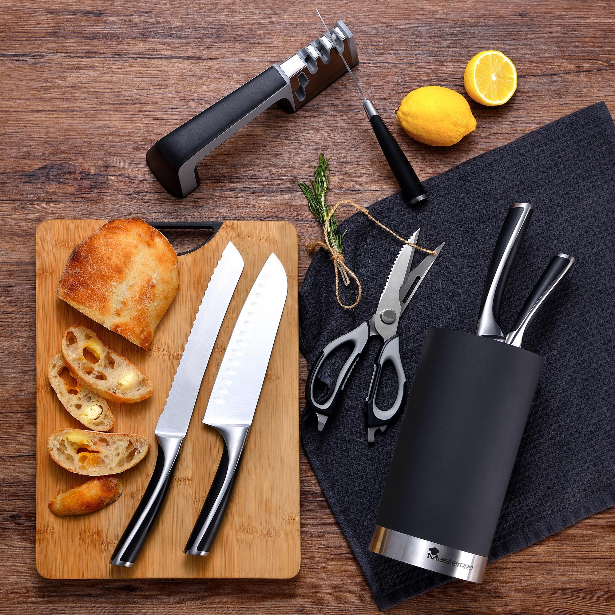 Cuchillo panero 20cm elegance en acero inoxidable masterpro