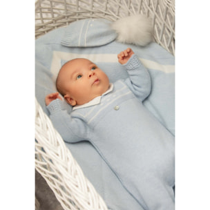 Tutina Tricot Blu