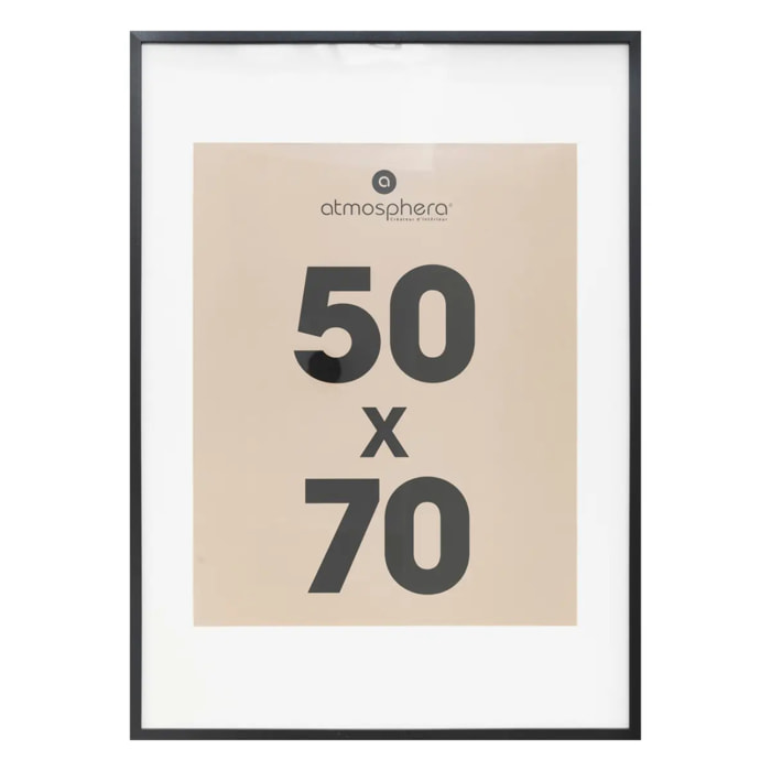 Cadre photo "Manu" noir 50x70cm