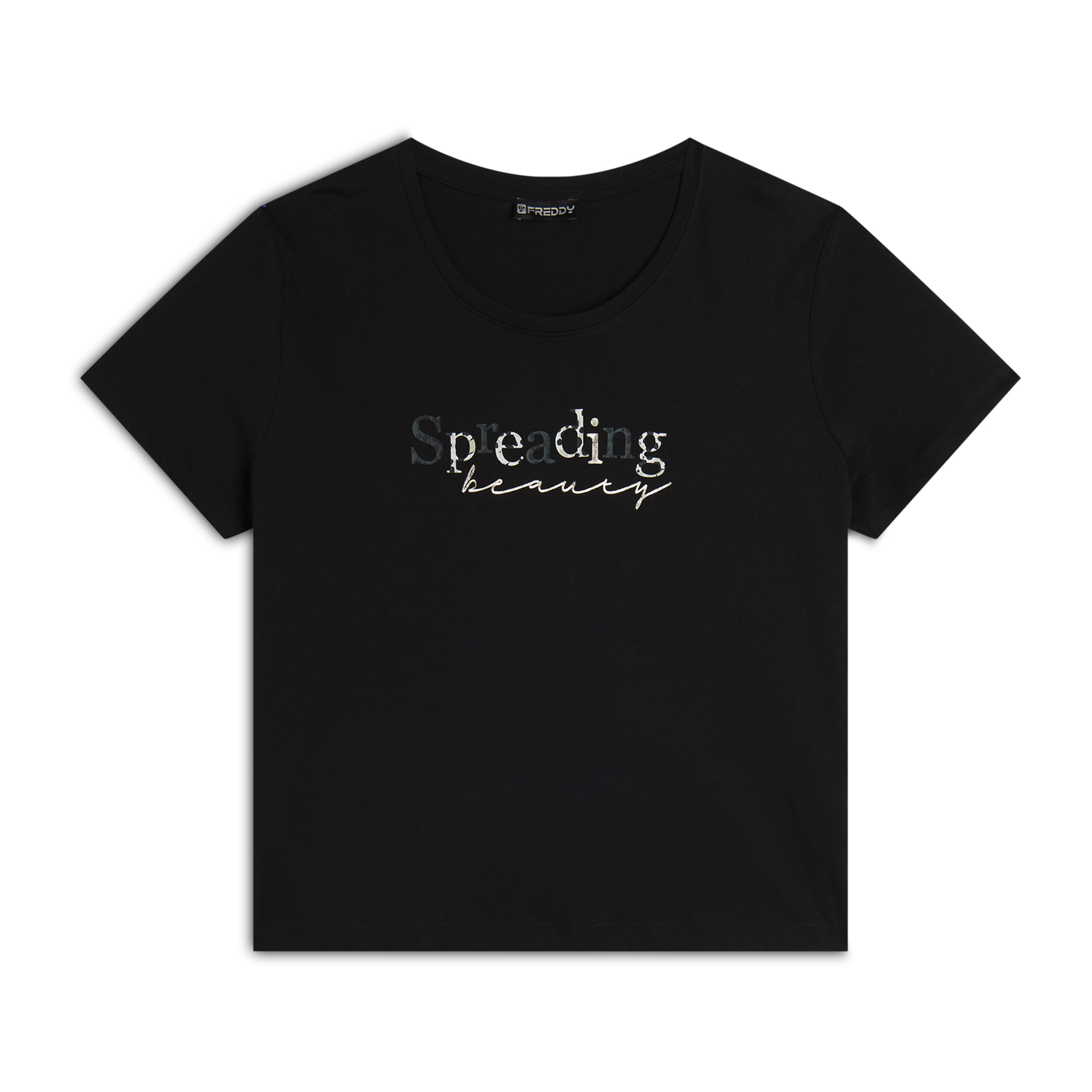 T-shirt in cotone Supima con stampa Spreading Love