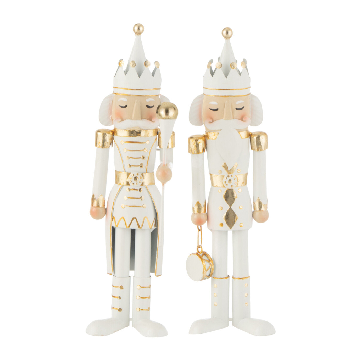 J-Line figurine Casse-Noisette - métal/fer - or/blanc - small - 2 pièces