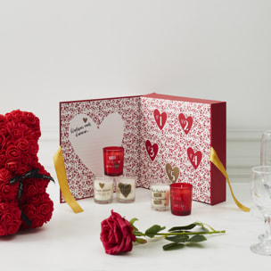 Bougie Parfumee X5 Calendrier Amour