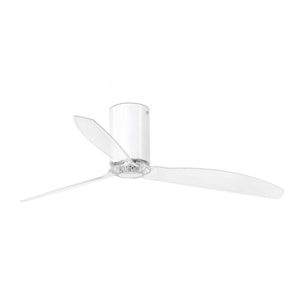 MINI TUBE FAN M Ventilatore bianco brillante/trasparente DC