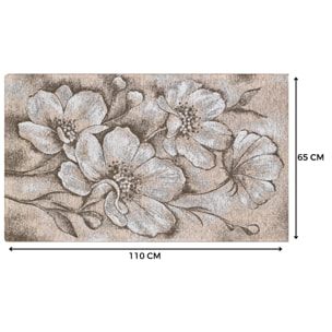 Tappeto Jacquard Ideale Salotto Camera Ingresso Made In Italy Antiscivolo, Lavabile, Morbido Disegno Asturia Tortora By Suardi