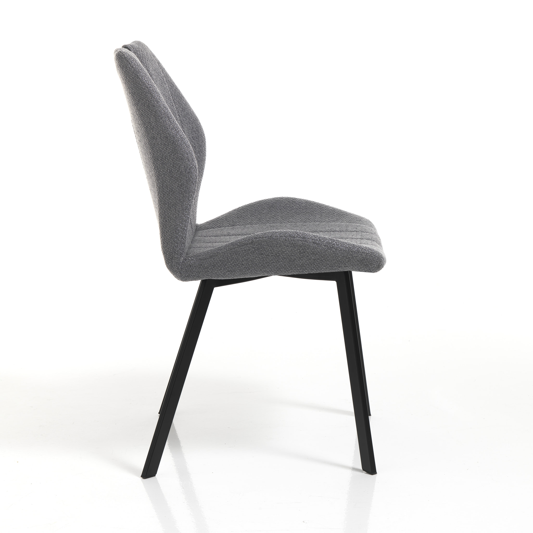 Tomasucci Set 4 sedie MONIA DARK GREY grigio