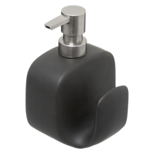Distributeur savon avec éponge 400ml noir