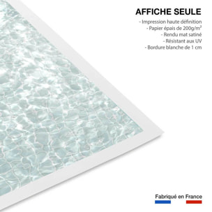 Poster au fond de la piscine Affiche seule