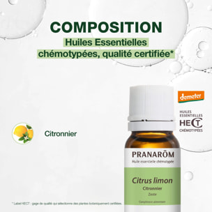 Pranarom - Essence de Citronnier Demeter - Bio Demeter - 5 ml