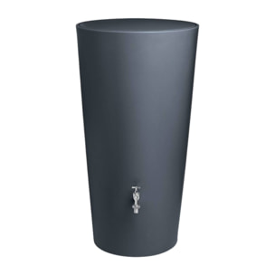 Bidón para agua de lluvia rainbowl de 210l color antracita