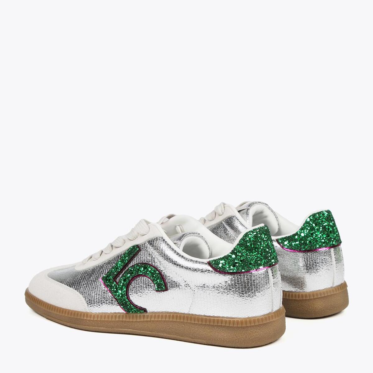 Sneakers metallizzate e LC glitter